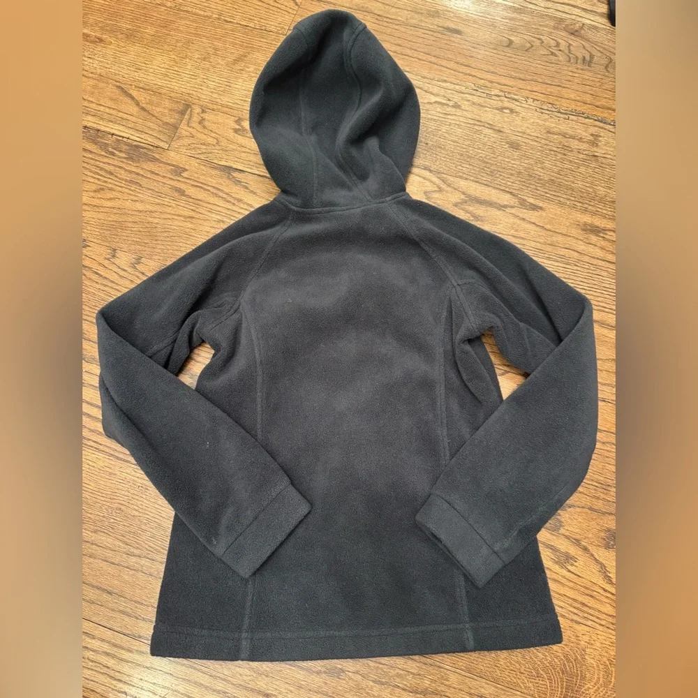 Columbia Youth M Black Fleece Zip-Up Hoodie Jacket